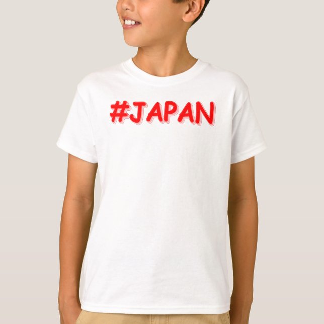 Camiseta "#JAPÃO" Design. Comprar Agora (Frente)