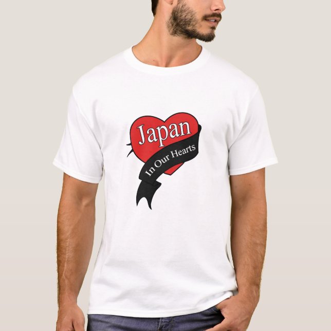Camiseta Japão em nossos corações (Frente)