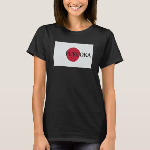 Camiseta Japão Fukuoka Asia Viagem Flag