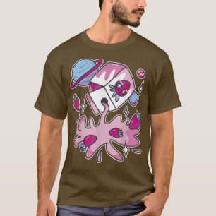 Camiseta Japão Gráfico Leite Sacudir Espaço de Cartonagem S