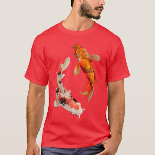 Camiseta Japão Koi Amadurece Cereja Japonesa Flor2093