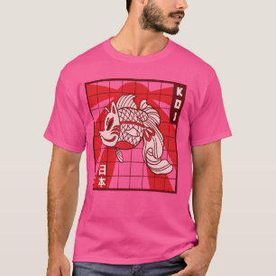 Camiseta Japão Koi Carp Koifish Tancho Nishikigoi Pond Toky