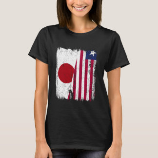 Camiseta Japão Libéria Meia Bandeira Japonês Libério Jersey