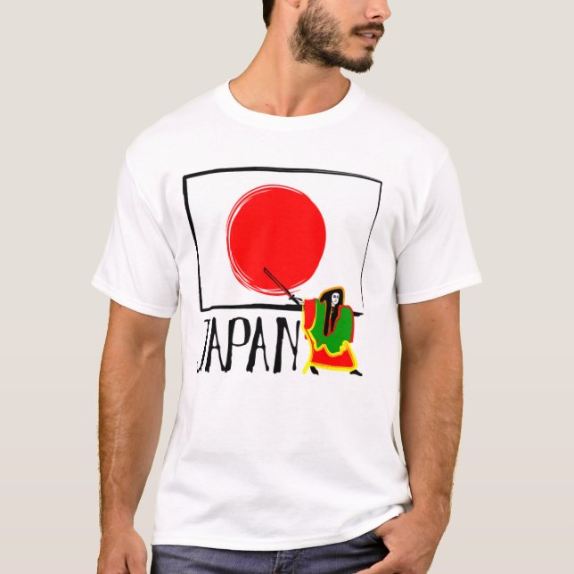 CAMISETA JAPÃO (LINHA DE BANDEIRA) (Frente)