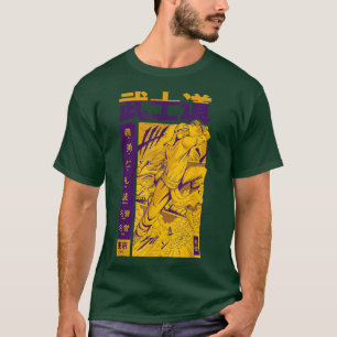 Camiseta Japão Lutando Samurai Bushido Caminho do Guerreiro