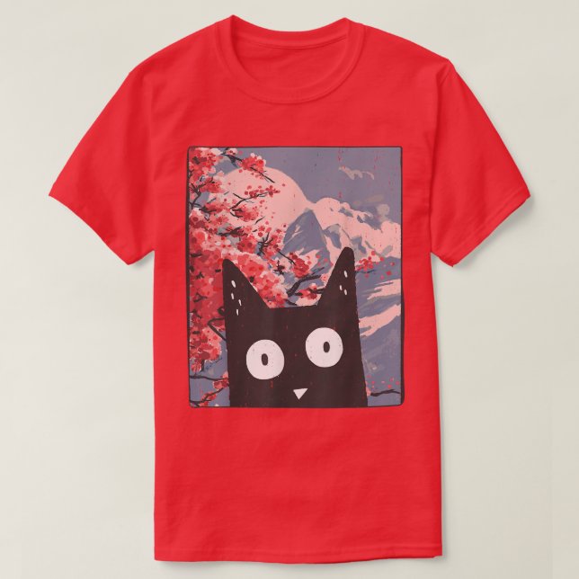 Camiseta Japão Manga Harajuku Otaku Trabalho de arte Kawaii (Frente do Design)