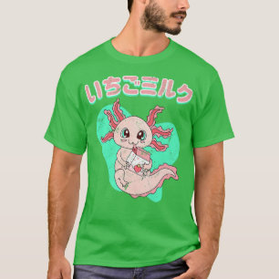 Camiseta Japão Milk Shake Strawberry Strawberry Leite Aolot