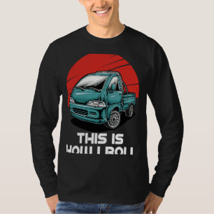 Camiseta Japão Mini Carro De Caminhão Kei Sobre Compacto 4w