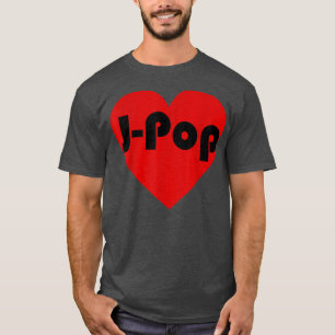 Camiseta Japão Music JPop Heart Pattern