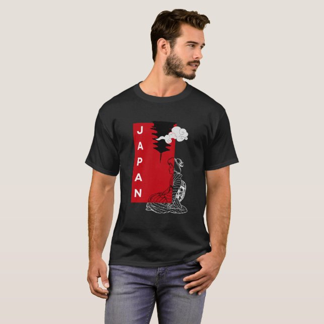 Camiseta Japão Negro (Frente Completa)