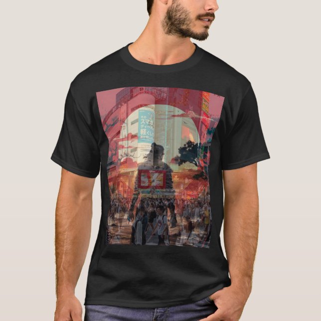 Camiseta Japão passado e presente (Frente)