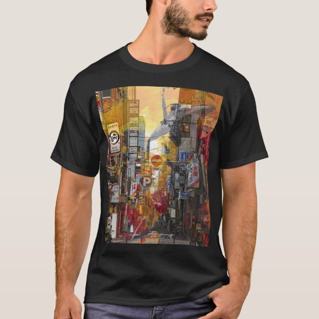 Camiseta Japão passado e presente (Frente)