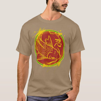 Camiseta Japão Peixes Koi Tatuagem Japonesa527