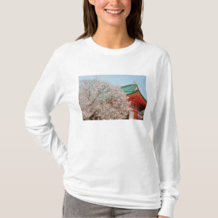 Camiseta Japão, Quioto. Flor de cerejeira de Shinto