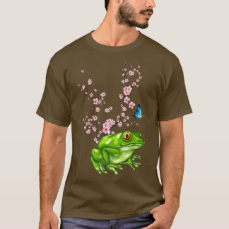 Camiseta Japão Sakura Cherry Blossom Sapo Japonês