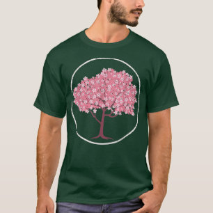 Camiseta Japão Sakura Flor Rosa Flor Flor Bonito Flor Blo