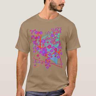 Camiseta Japão Sakura Flor Vaporwave 80s Cereja Retro Art