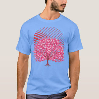 Camiseta Japão Sakura - Retro Cherry Blossom