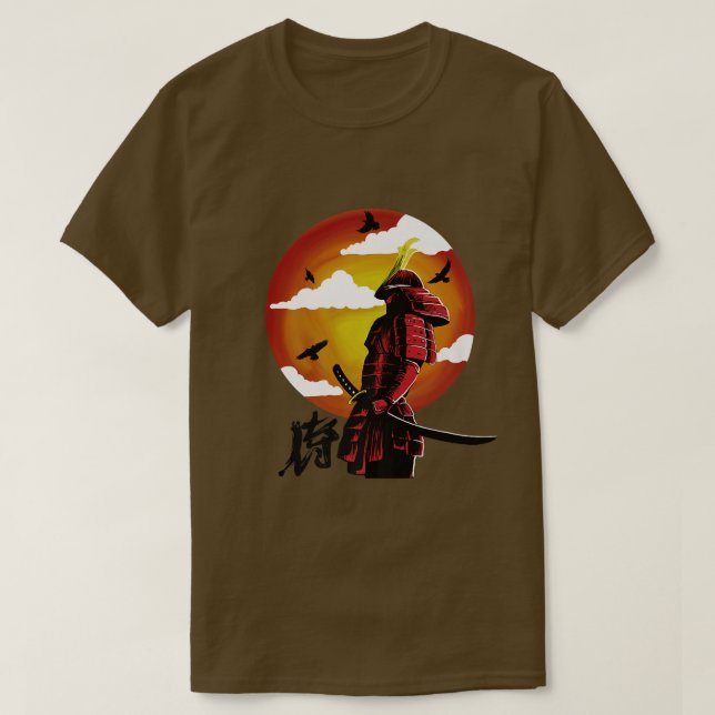 Camiseta Japão Samurai Bushido Code Premium T-Shirt Copy Co (Frente do Design)