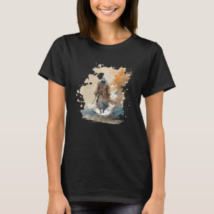 Camiseta Japão Samurai Retro Antigo Espada Guerreiro Japonê