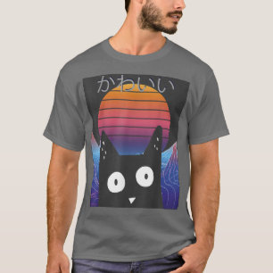 Camiseta Japão sintético - Gráfico A de Manga Harajuku Otak