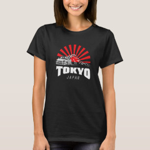 Camiseta Japão Tokyo Sunrise da Ásia com Prêmio de Ajuste