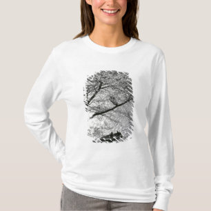 Camiseta Japão, Tóquio. Cerejeiras no Imperial