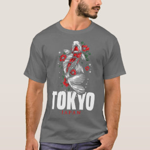 Camiseta Japão Tóquio Japonês Koi p Nishikigoi Fish 2