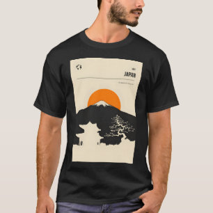 Camiseta Japão Tóquio Monte Fuji Vintage Mininimiga Viagem 