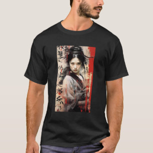 Camiseta Japão Tradição da Mulher de Cultura Japonesa