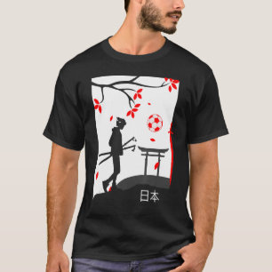Camiseta Japão: Ventilador tradicional masculinos femininos