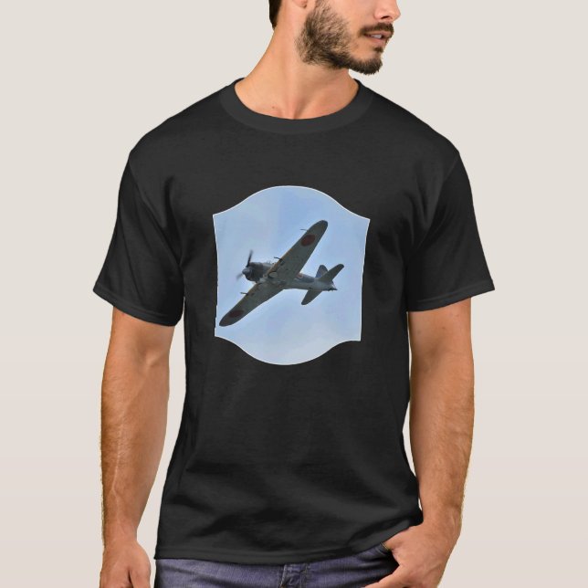 Camiseta Japonês A6m Zero Wwii Carrier Fighter Plane World (Frente)