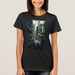 Camiseta Japonês - Aestético Tokyo Vaporwave Japan Lofi Fas