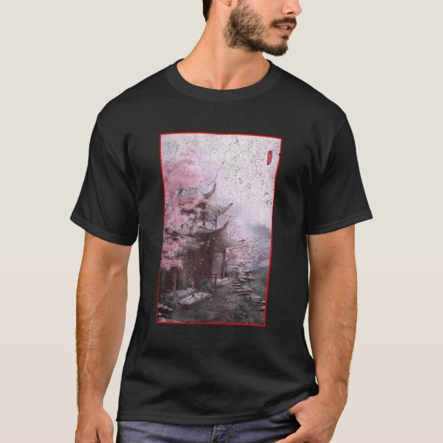 Camiseta Japonês Al Cherry Blossom (Frente)