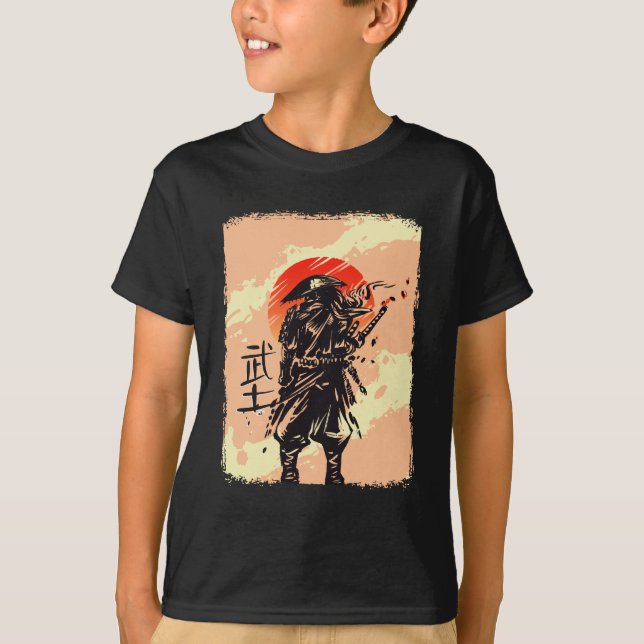 Camiseta Japonês Artes Marciais Samurai Japonês (Frente)