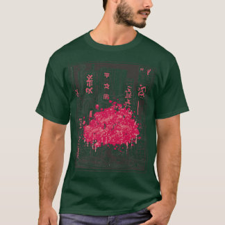 Camiseta Japonês Cherry Tree Blossom Japão City Sakura