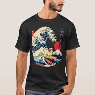 Camiseta Japonês Chin Japonês Kanagawa Surf Loyal Do