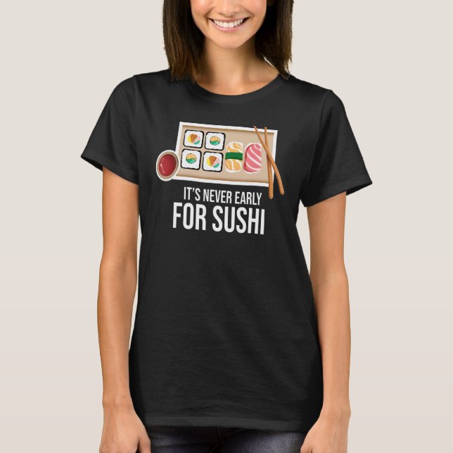 Camiseta Japonês Comida Sushi Nigiri (Frente)