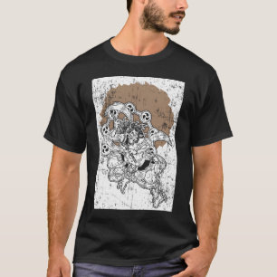Camiseta Japonês Deus Drums Criaturas Míticas Japão Animaçã