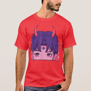 Camiseta Japonês Diabo Estudando Anime Manga Graphic Art Ja
