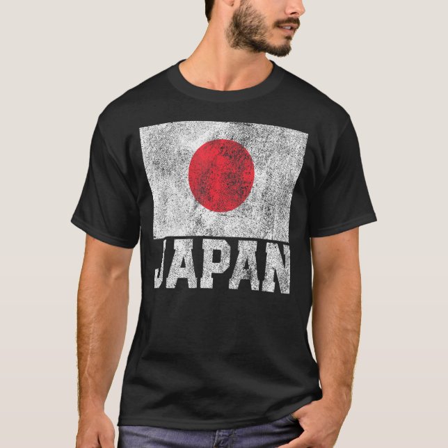 Camiseta Japonês Flag Prid Roots Country Family Nat (Frente)