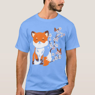 Camiseta Japonês Fo Cherry Blossom Art Sakura Retro Premium
