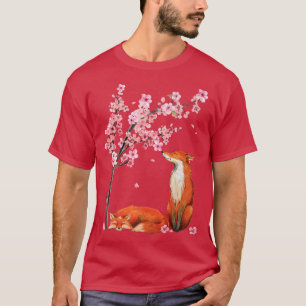 Camiseta Japonês Fo Chersom Flor Sakura Tree Vint