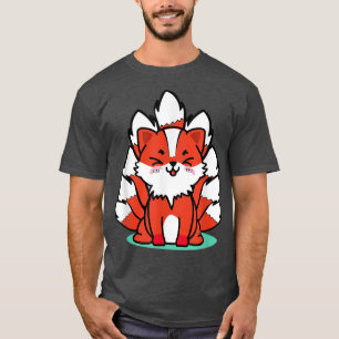 Camiseta Japonês Fo Engraçado Anime Kawaii Kitsune Kami I