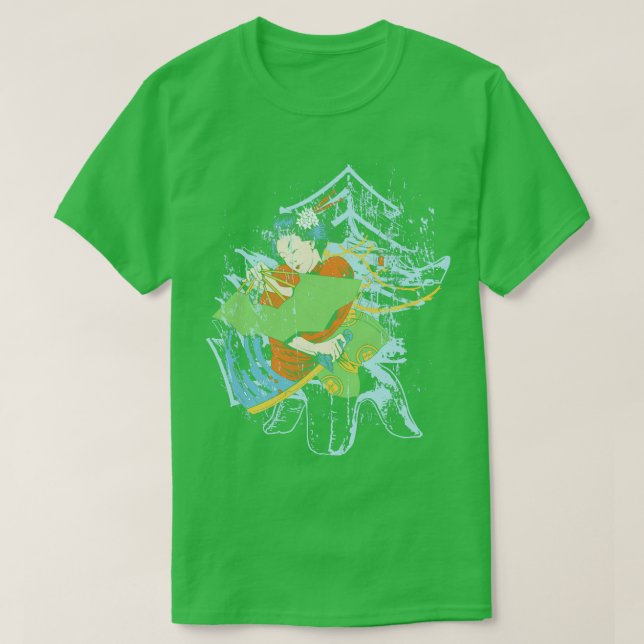 Camiseta Japonês Geischa Ásia (Frente do Design)