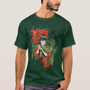 Camiseta Japonês Geisha Japonês Samurai Japão (2)