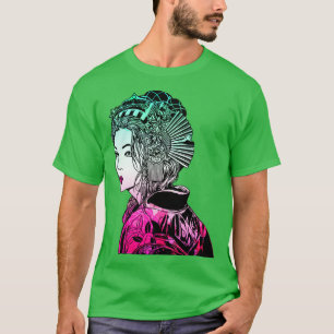 Camiseta Japonês Geisha Samurai Warrior 1061