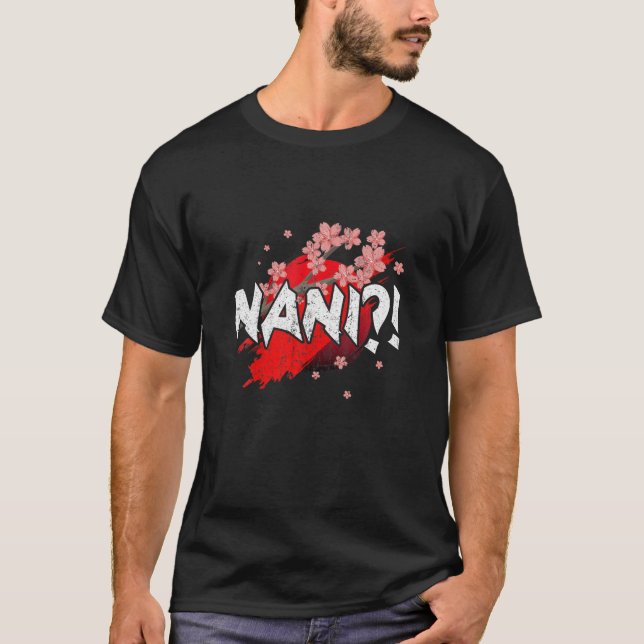 Camiseta Japonês Girly Nerd Manga Anime Waifu Girl Cosp (Frente)