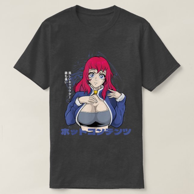 Camiseta Japonês Hot Girl (Frente do Design)