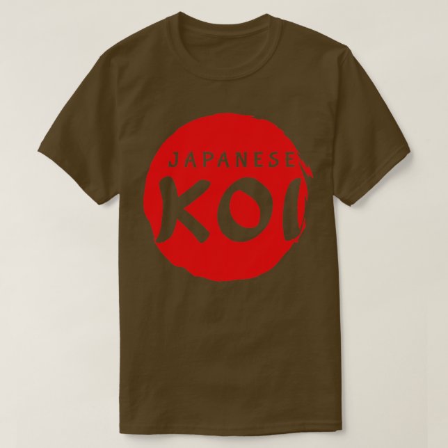 Camiseta Japonês Koi (Frente do Design)